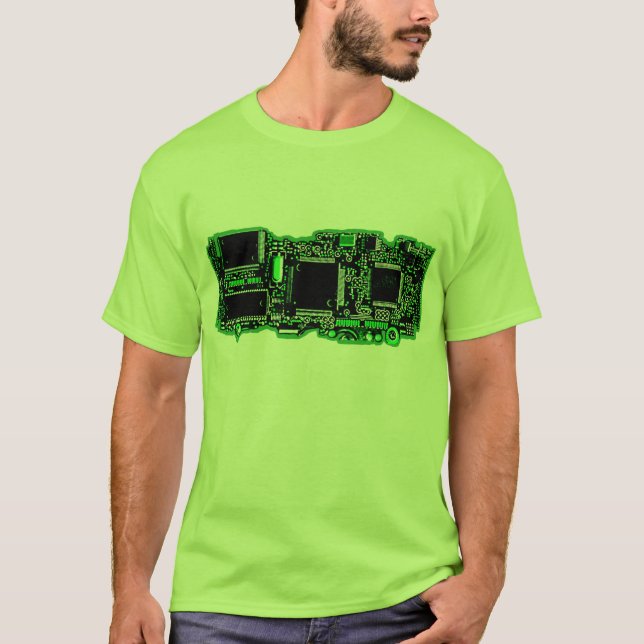 Camiseta Verde-camisa Circuit 2 verde (Frente)