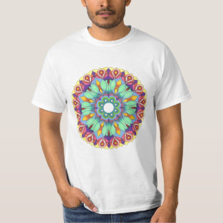 Camiseta Verde da mandala