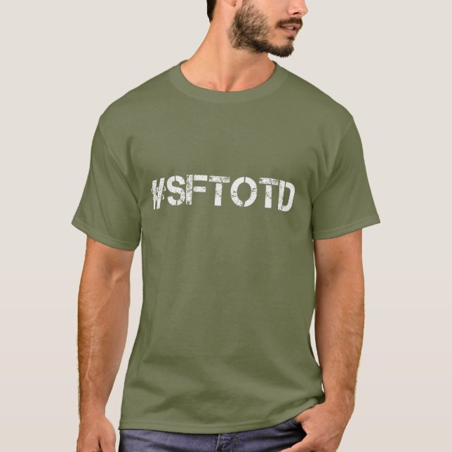 Camiseta Verde da Original-Fadiga do #SFTOTD (Frente)