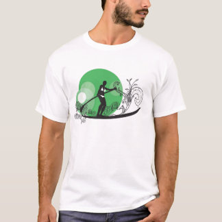 Camiseta Verde das meninas do surf da pá