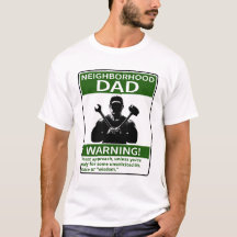 Verde de aviso de Pai de vizinhança personalizável