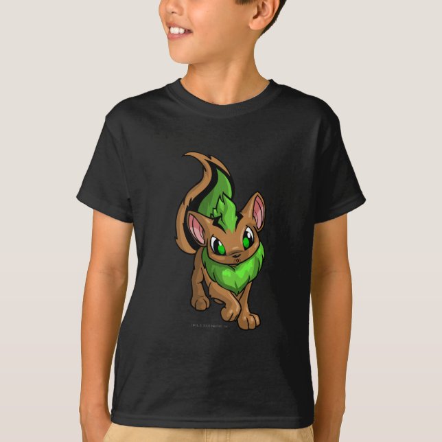Camiseta Verde de Xweetok (Frente)
