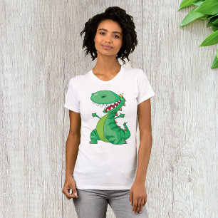 Camiseta Verde Dinossauro Mulher