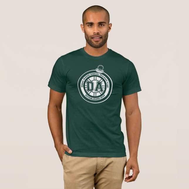 Camiseta Verde do T do copo do feriado anual de Dave Ahern (Frente Completa)