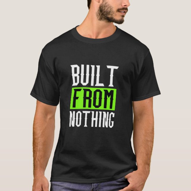Camiseta Verde do Zero Gráfico Verde (Frente)