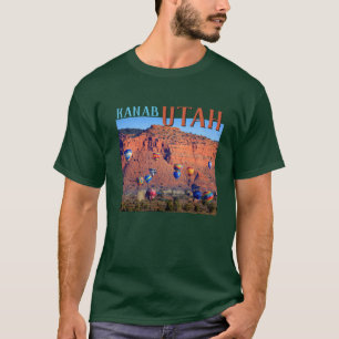 Camiseta Verde dos balões de ar quente de Kanab Utá