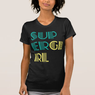 Camiseta Verde e amarelo de Supergirl