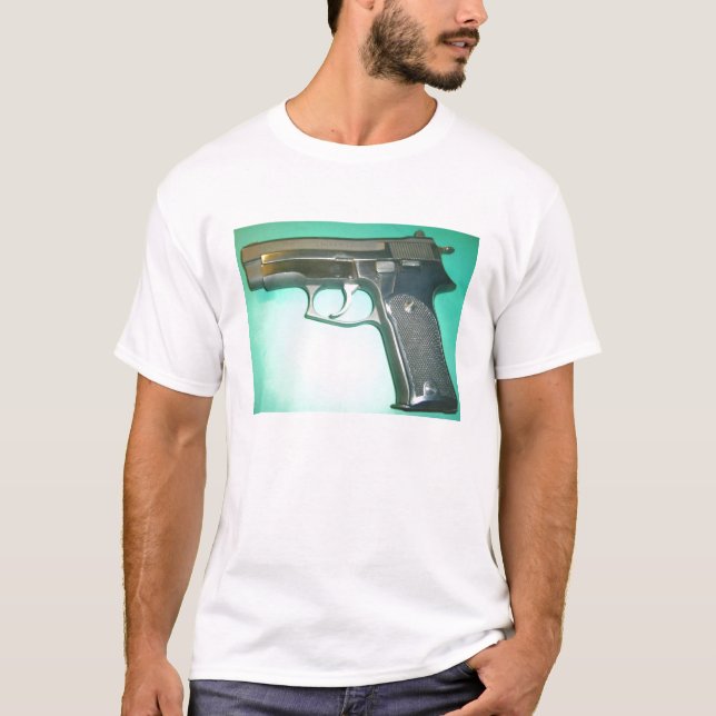 Camiseta verde esquerdo do astra (Frente)