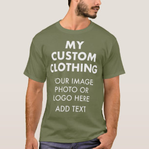 Camiseta Verde Exército Personalizada para HOMENS