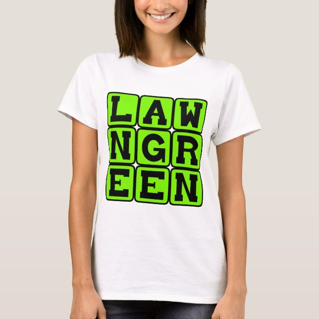 Camiseta Verde Gramado, Cor (Frente)