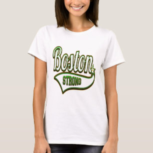 Camiseta VERDE irlandês forte de Boston