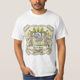 Camiseta verde Knight Family Crest Surname