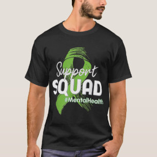 Camiseta Verde limão de Sensibilização para a Saúde Mental