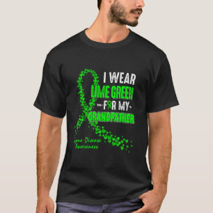 Camiseta Verde limão vestido Para O Avô Com Conhecimento
