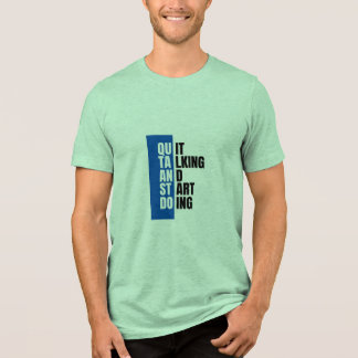 Camiseta verde mangas curtas