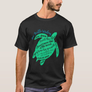 Camiseta Verde-mar Turtle Havaiano Honu Wisdom