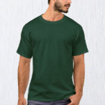 Camiseta Verde Masculina / Personalizar<br><div class="desc">Camiseta masculina: Crie sua camiseta personalizada com texto. Ajustes fáceis (botão Editar Design) adicionando mais texto,  cores de fundo ou mais imagens.</div>