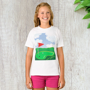 Camiseta Verde Meninas de Golfe