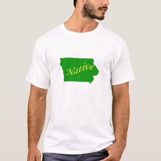 Camiseta Verde nativo de Iowa
