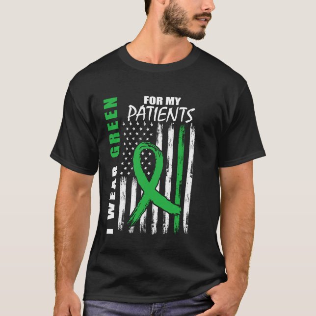 Camiseta Verde Para a Conscientização da Paralisia Cerebral (Frente)
