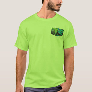 Camiseta Verde pequeno do logotipo de NTA