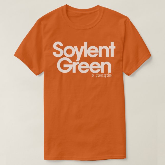 Camiseta Verde Soylent É Pessoas (Frente do Design)