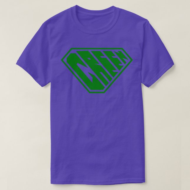 Camiseta Verde SuperEmpoderado (Frente do Design)