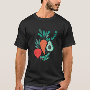 Camiseta Verde Vegan Plastic Free Save Earth 1