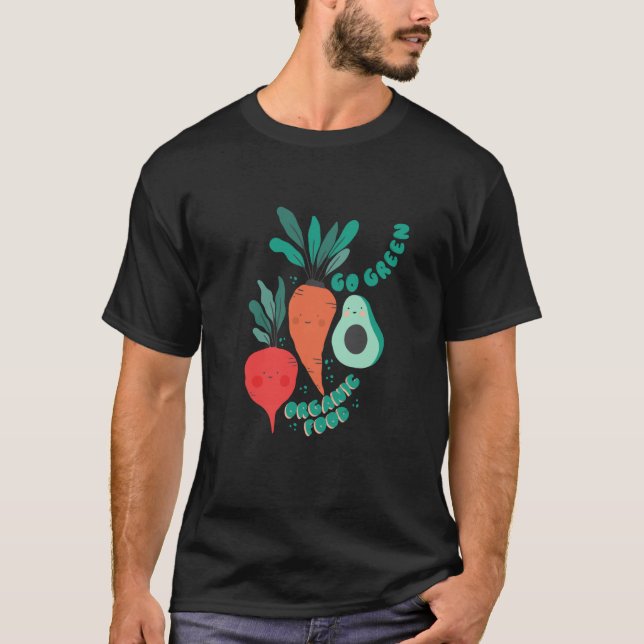Camiseta Verde Vegan Plastic Free Save Earth 1 (Frente)