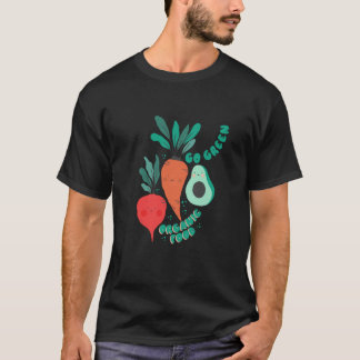 Camiseta Verde Vegano Sem Plástico Salve a Terra  1
