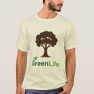 Camiseta Verde Vida Árvore Amante da Natureza Ecol