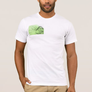 Camiseta verde voado
