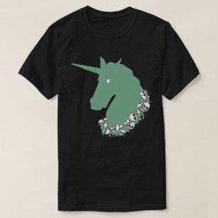 Camiseta Verde Zombie Unicórn