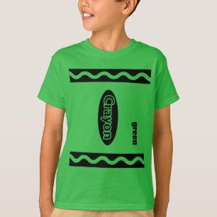 Camiseta Verdes Crayon Box Halloween Figurume