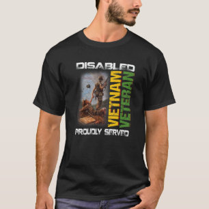 Camiseta Vereador Vietnã Deficiente Serve Orgulhosamente Na