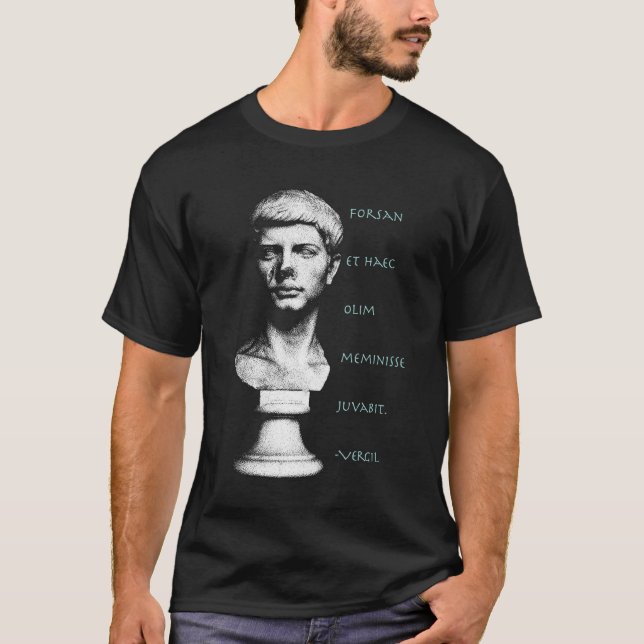 Camiseta Vergil-Forsan no preto (Frente)