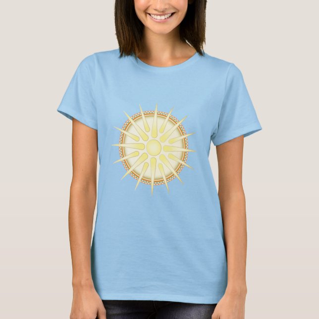 Camiseta Vergina Sun Flowy Manga Longa (Frente)