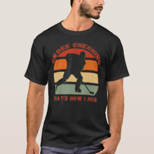 Camiseta Verificação Cruzada É Como Eu Abraço Piadas de Hoc