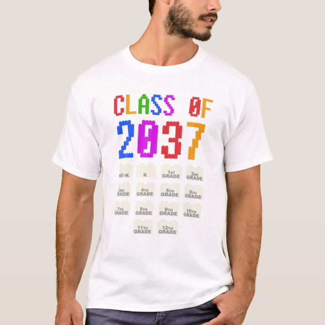 Camiseta Verificação De Bricks De 2037 Para O Próximo Jardi (Frente)