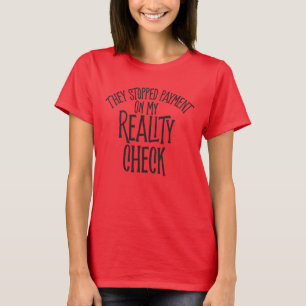 Camiseta Verificação de Realidade