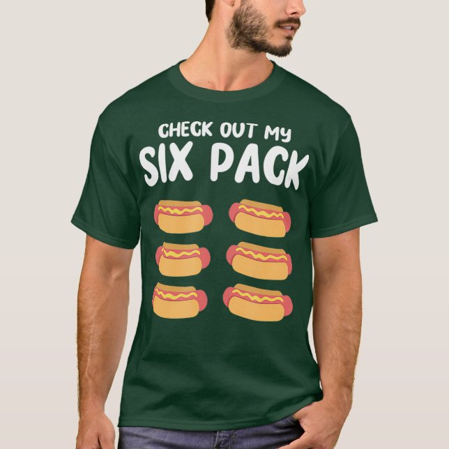 Camiseta Verificar Meu Hotdog Do Si Pack (Frente)