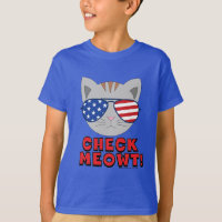 VERIFIQUE-ME! Gato com Óculos de Sol Americanos En