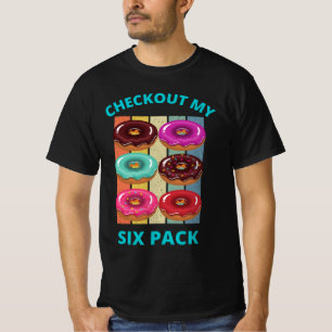 CAMISETA VERIFIQUE MINHAS SEIS ROSQUINHAS DE PACOTE