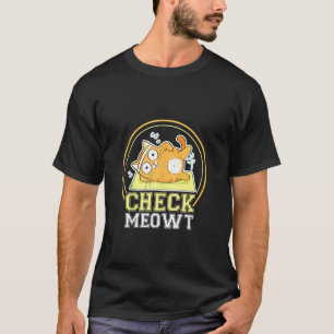 Camiseta Verifique o Gatinho de Ioga Treino de Gato
