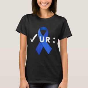 Camiseta Verifique Seu Colon, Colonoscopia. Colon Cancer Aw