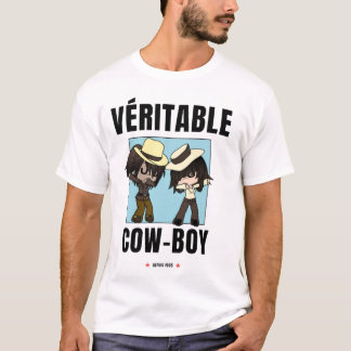 Camiseta Véritable Cow-Boy Depuis 1995 Duo chibi