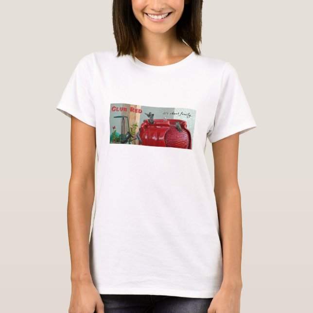 Camiseta vermelha #444 do clube (Frente)