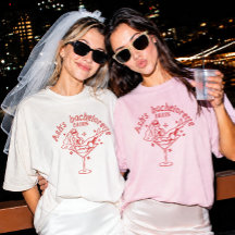 Camiseta Vermelha Bach Copo de Martini Festa de So