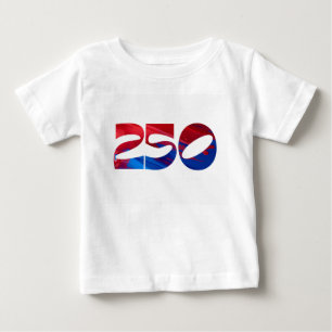 Camiseta Vermelha Branca Faixa Azul Estrelas América 250 An