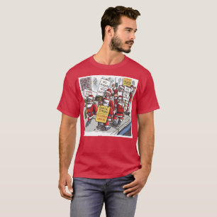 Camiseta vermelha cardeal Santa Strike